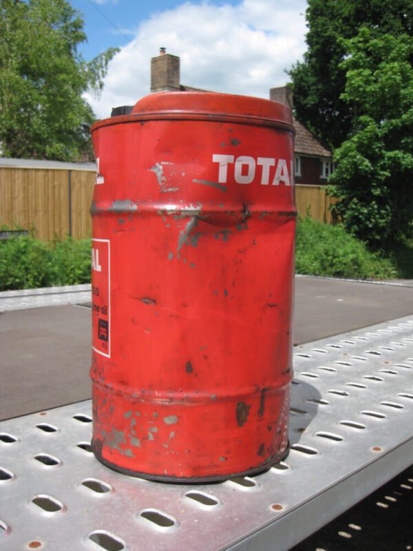 Vintage Total Oil Drum - Automobilia - Image 4