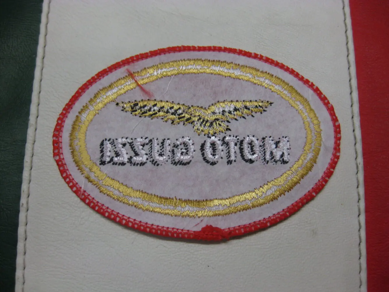 Moto Guzzi Cloth Badge/Sew-On Patch (oval)